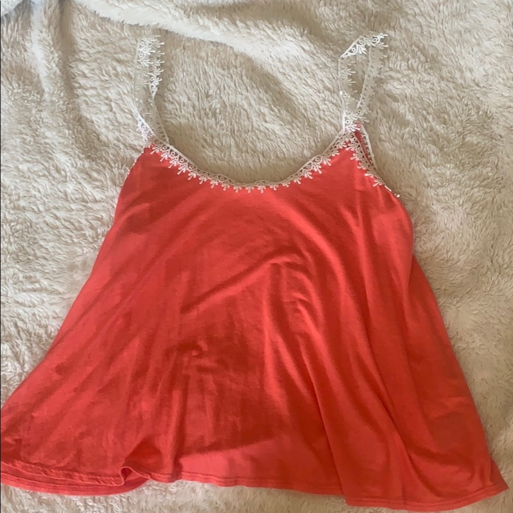 Tank top w/lace